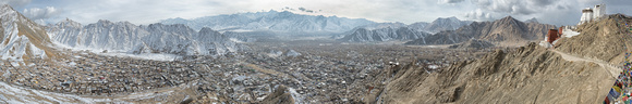 Overlooking Leh, India in the Himilayas