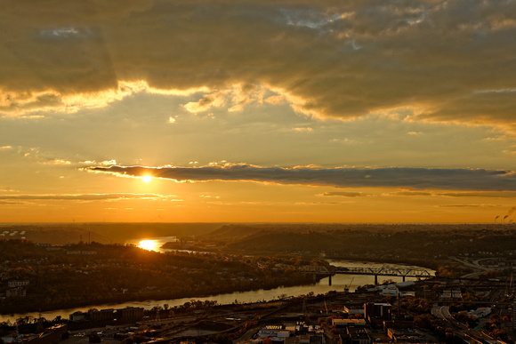 Sunset from Carew Tower